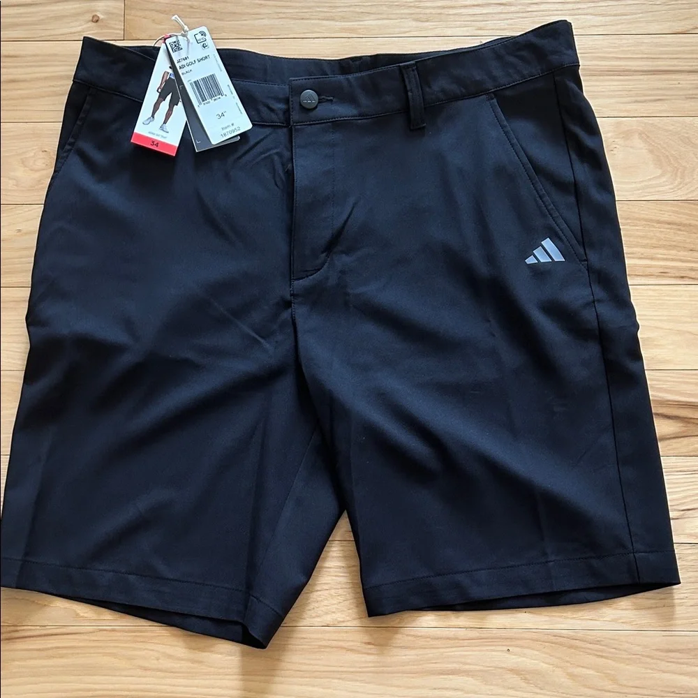 Adidas Men's Black Golf Athletic Shorts - Picture 1 of 2